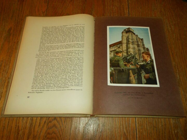 WW2 German Luftwaffe STEREO VIEW Book ”Der Kampf im Westen” #2 - NICE - Image 4