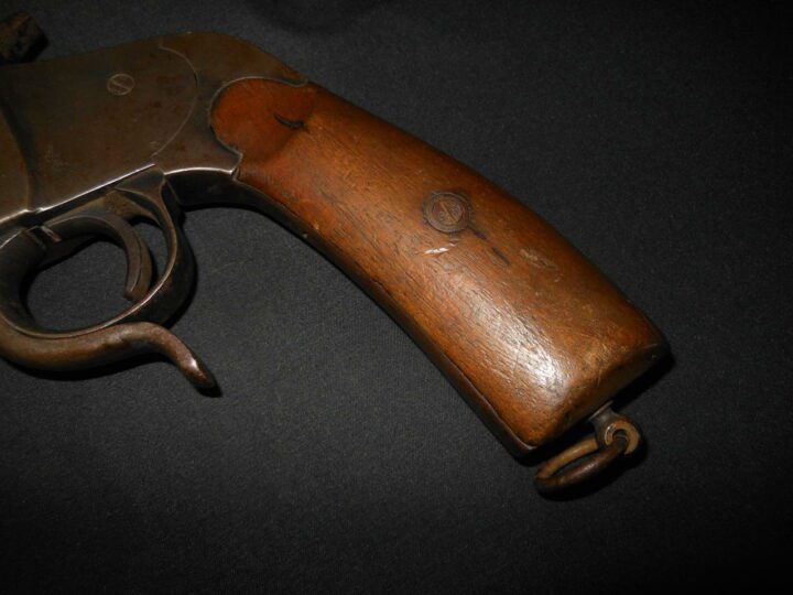 WW1 German Heer Fliegertruppe - MODEL 1894 HEBEL SIGNAL FLARE PISTOL - SHORT BARRELED! - Image 5