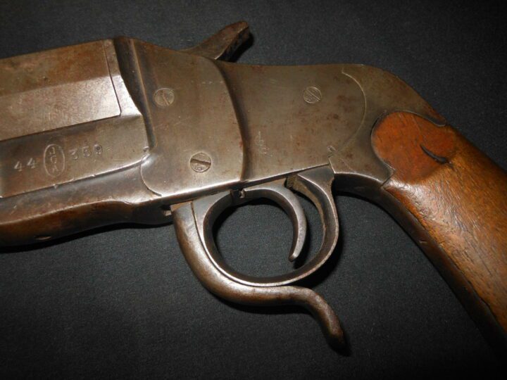 WW1 German Heer Fliegertruppe - MODEL 1894 HEBEL SIGNAL FLARE PISTOL - SHORT BARRELED! - Image 6