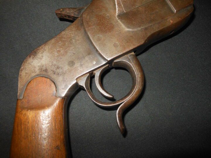 WW1 German Heer Fliegertruppe - MODEL 1894 HEBEL SIGNAL FLARE PISTOL - SHORT BARRELED! - Image 11