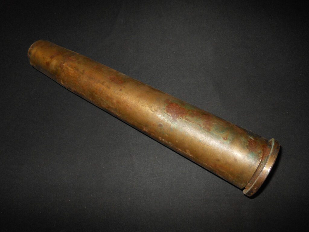 Ww2 German Kriegsmarine – 40mm Bofors Flak 28 – Brass Plated Shell 