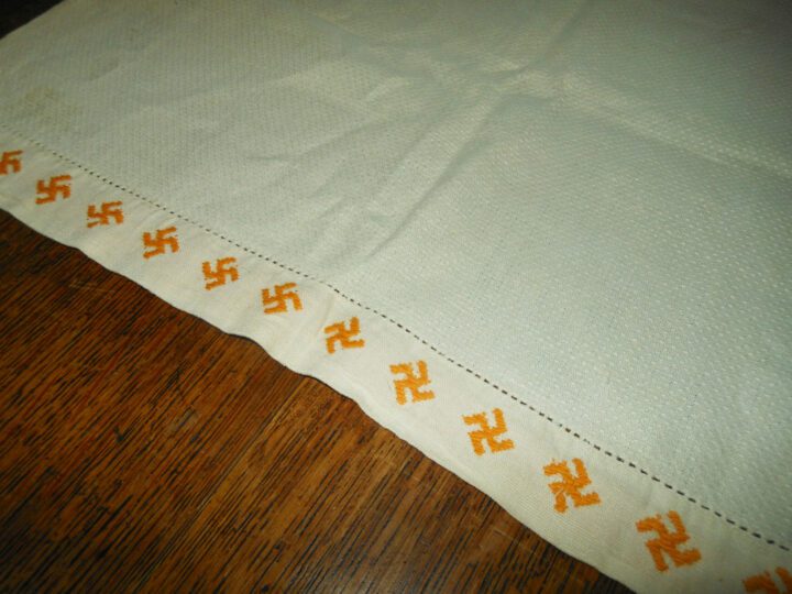 WW II German NSDAP - DINING TABLE CLOTH / RUNNER - VERY NICE! - Image 3