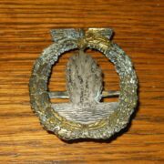 WW2 German Kriegsmarine Kriegsabzeichen für Minensuch-U-Boat-Jagd u. Sicherungsverbände - MINESWEEPER BADGE - Image 2