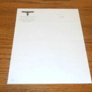 WW2 German NSDSTB - LÄNGEMARCK-STUDIUM STATIONARY / LETTERHEAD - VERY RARE! - Image 2