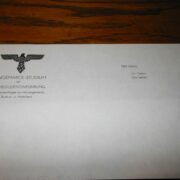 WW2 German NSDSTB - LÄNGEMARCK-STUDIUM STATIONARY / LETTERHEAD - VERY RARE! - Image 3