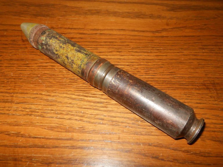 WW2 German Luftwaffe 30mm MK108 – COMPLETE CANNON ROUND & SHELL CASING ...