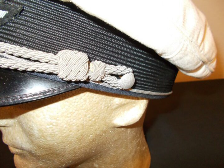 WW2 German Luftwaffe Schirmmütze für Offizier - OFFICER WHITE VISOR CAP - VET BRING-BACK - 100% ORIGINAL - Image 5