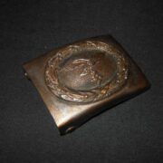 WW2 German Wehrmacht Luftwaffe EM / NCO - STEEL BELT BUCKLE - NICE!