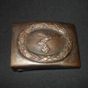 WW2 German Wehrmacht Luftwaffe EM / NCO - STEEL BELT BUCKLE - NICE! - Image 2
