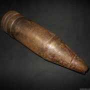 WW2 German Wehrmacht - 7.5cm KwK40 COMPLETE AP ROUND & SHELL CASING - PaK39 KwK40 - NICE! - Image 8