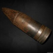 WW2 German Wehrmacht - 7.5cm KwK40 COMPLETE AP ROUND & SHELL CASING - PaK39 KwK40 - NICE! - Image 7