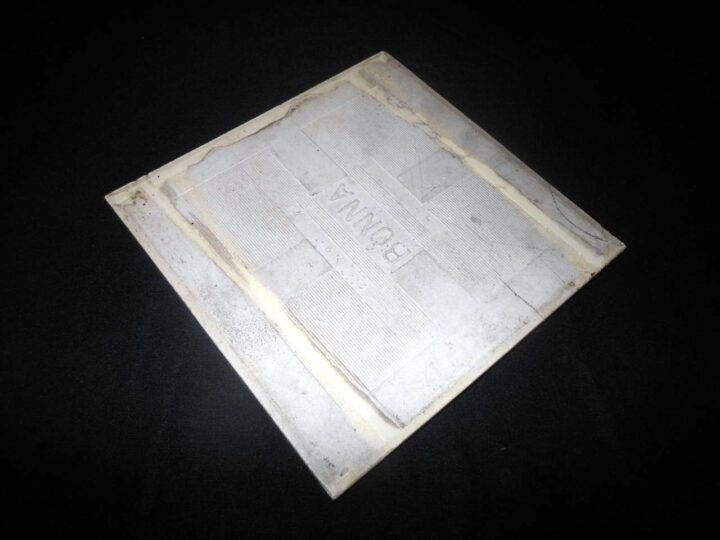 WW2 German Luftwaffe - BASE EMBLEM ON CERAMIC TILE - OFFICER'S MESS - REMOVED FROM FLIEGERHORST WURZBURG - NICE! - Image 5