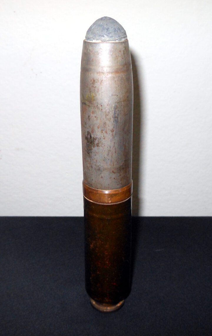 WW2 German Luftwaffe 30mm MK108 - HIGH EXPLOSIVE CANNON TRAINING ROUND #4 - RARE!