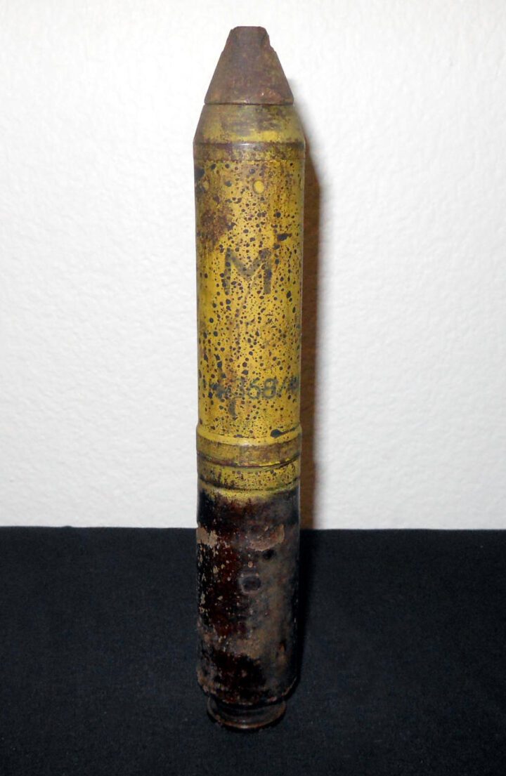 WW2 German Luftwaffe 30mm MK108 - HIGH EXPLOSIVE CANNON ROUND - VERY RARE!