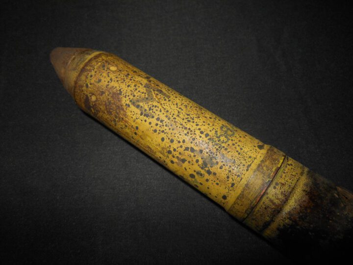 WW2 German Luftwaffe 30mm MK108 - HIGH EXPLOSIVE CANNON ROUND - VERY RARE! - Image 3