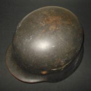 WW2 German Luftwaffe M40 SD Stahlhelm - M40 SINGLE DECAL HELMET WITH PARTIAL LINER - NICE! - Image 4