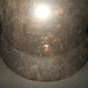 WW2 German Luftwaffe M40 SD Stahlhelm - M40 SINGLE DECAL HELMET WITH PARTIAL LINER - NICE! - Image 6