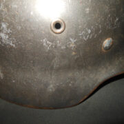 WW2 German Luftwaffe M40 SD Stahlhelm - M40 SINGLE DECAL HELMET WITH PARTIAL LINER - NICE! - Image 7