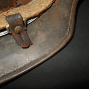 WW2 German Luftwaffe M40 SD Stahlhelm - M40 SINGLE DECAL HELMET WITH PARTIAL LINER - NICE! - Image 11