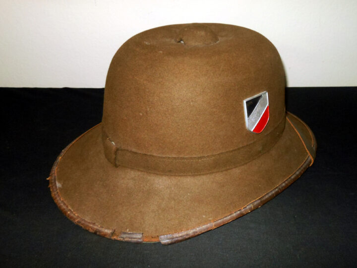 WW2 German Wehrmacht Heer EM/NCO Tropenhelm - TROPICAL PITH HELMET - VERY NICE! - Image 6