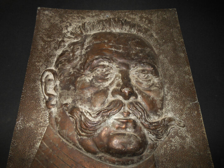 WW1 German Army - GERMAN FIELD MARSHALL HINDENBURG PLAQUE - CAST BRONZE - SUPERB! - Image 3