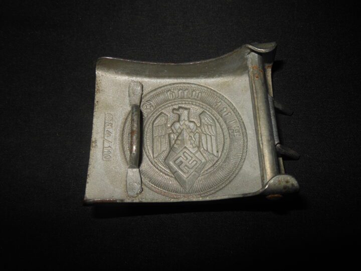 WW2 German Hitler Youth Member Koppelschloss - STEEL/ALLOY BELT BUCKLE - M4/110 - NICE! - Image 4