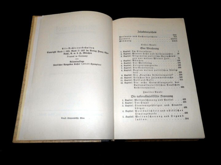 WW2 German NSDAP - " MEIN KAMPF " - ADOLF HITLER - WAR EDITION - 1941 - VERY NICE! - Image 5
