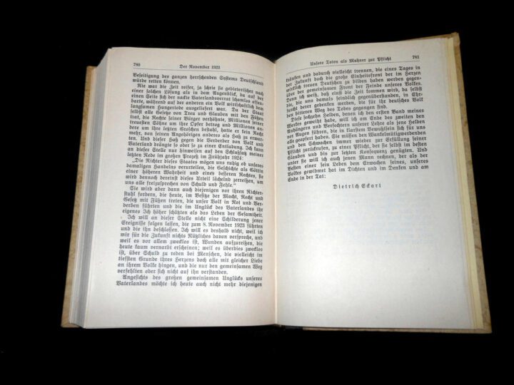 WW2 German NSDAP - " MEIN KAMPF " - ADOLF HITLER - WAR EDITION - 1941 - VERY NICE! - Image 10