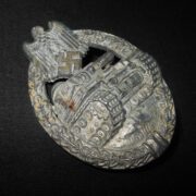 WW2 German Wehrmacht Panzerkampfabzeichen in Silber - PANZER ASSAULT BADGE IN SILVER - RRS - NICE! - Image 2