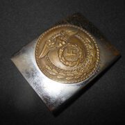 WW2 German NSDAP SA - Sturmabteilung Koppelschloss - BELT BUCKLE - EARLY - RZM MARKED - RARE!