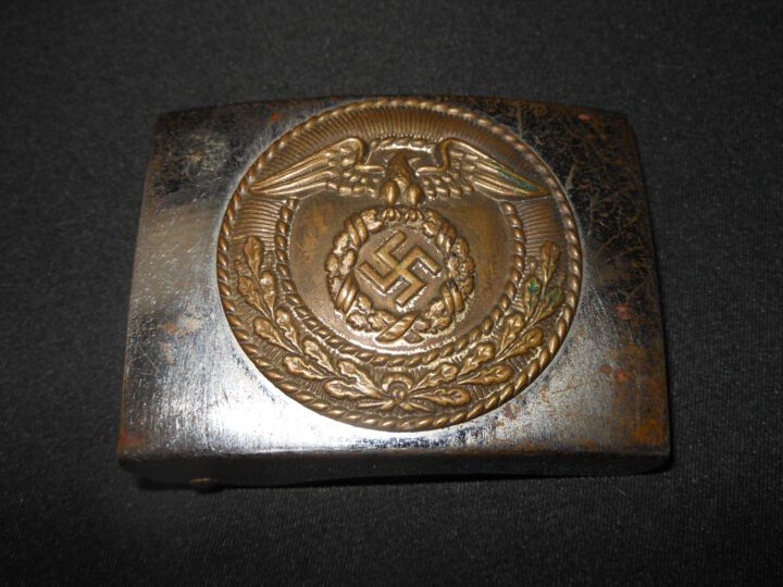 WW2 German NSDAP SA - Sturmabteilung Koppelschloss - BELT BUCKLE - EARLY - RZM MARKED - RARE! - Image 2