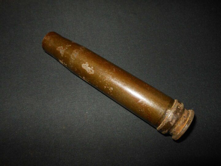 WW2 Italian Army 20mm 20x138 Breda 20/65 mod.35 - STEEL SHELL CASING #2 - RARE!