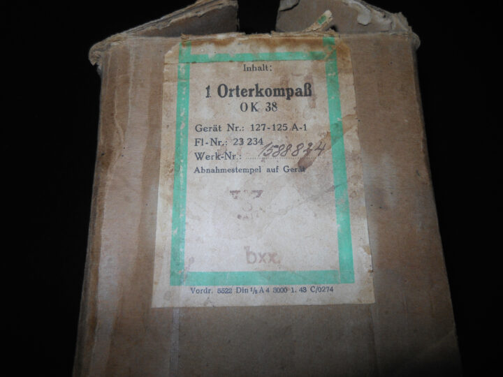 WW2 German Wehrmacht Orterkompass - OK38 MAGNETIC COMPASS - Aircraft & Tanks! - Image 13