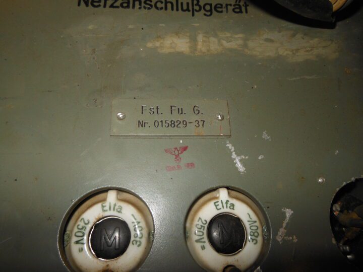 WW2 German Army Fst. FuG. Netzanschlußgerät - BUNKER RADIO POWER SUPPLY - RARE! - Image 7