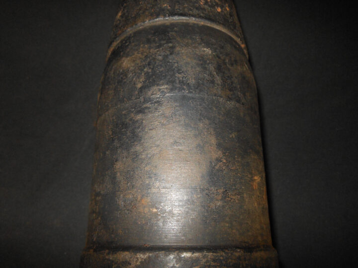 WW2 German Kriegsmarine 10.5cm SK C/32 - NAVAL CANNON ARMOR PIERCING ROUND - SHIPS & U-BOATS - VERY RARE! - Image 6