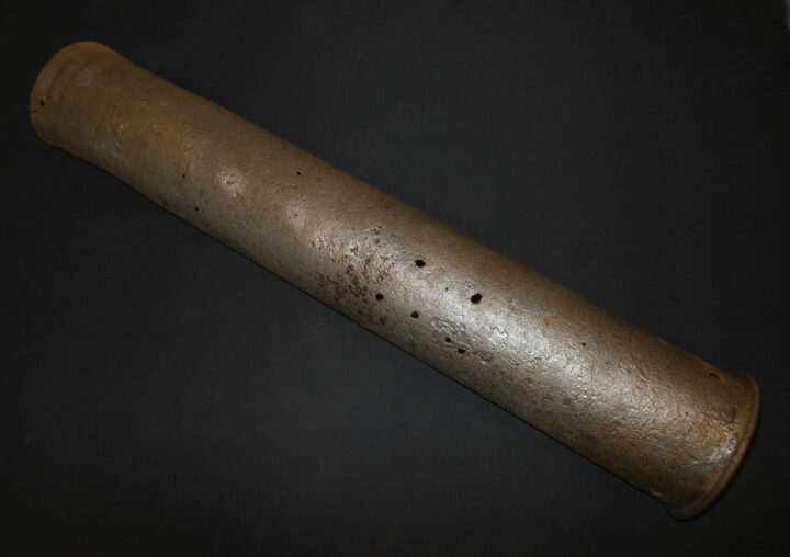 WW2 German Kriegsmarine 10.5cm SK C/32 - NAVAL CANNON ARMOR PIERCING ROUND - SHIPS & U-BOATS - VERY RARE! - Image 8