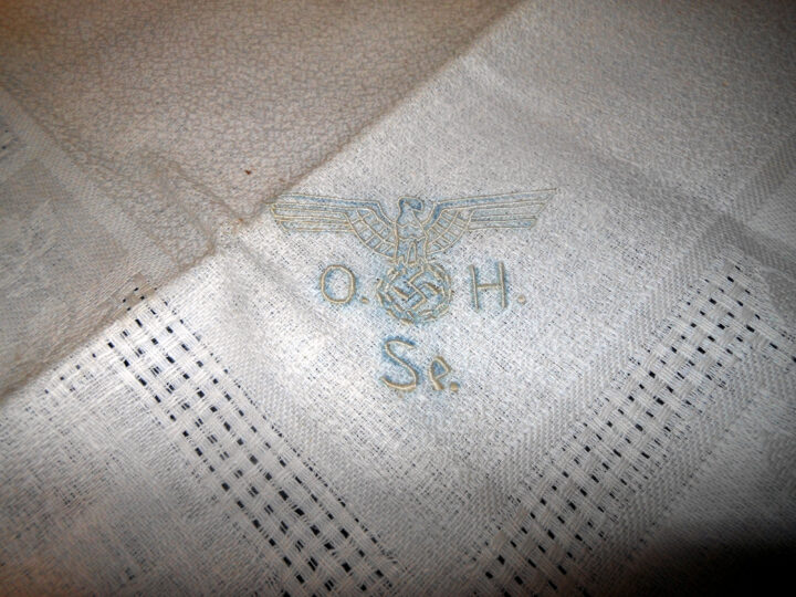 WW2 German Whermacht Oberkommando der Heer - DINING TABLE CLOTH - VERY RARE! - Image 3