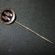 WW2 German SS Zivilabzeichen Mitgliedsabzeichen - SS CIVIL MEMBERSHIP PIN - .900 STERLING SILVER - GAHR - RARE!