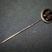 WW2 German SS Zivilabzeichen Mitgliedsabzeichen - SS CIVIL MEMBERSHIP PIN - .900 STERLING SILVER - GAHR - RARE! - Image 2