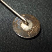 WW2 German SS Zivilabzeichen Mitgliedsabzeichen - SS CIVIL MEMBERSHIP PIN - .900 STERLING SILVER - GAHR - RARE! - Image 7