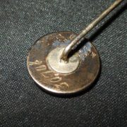 WW2 German SS Zivilabzeichen Mitgliedsabzeichen - SS CIVIL MEMBERSHIP PIN - .900 STERLING SILVER - GAHR - RARE! - Image 8