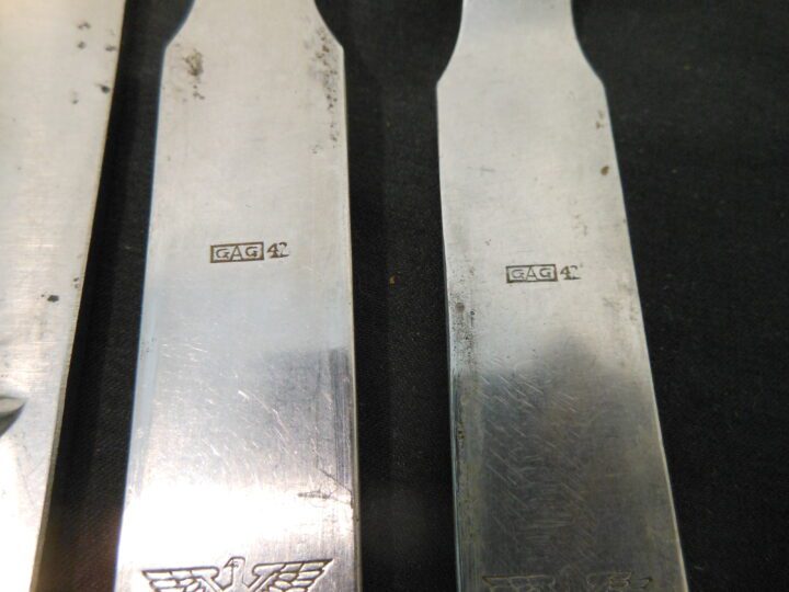 WW2 German Wehrmacht Essbesteck - FIELD ISSUE CUTLERY SET - GAG 1942 - NICE! - Image 8