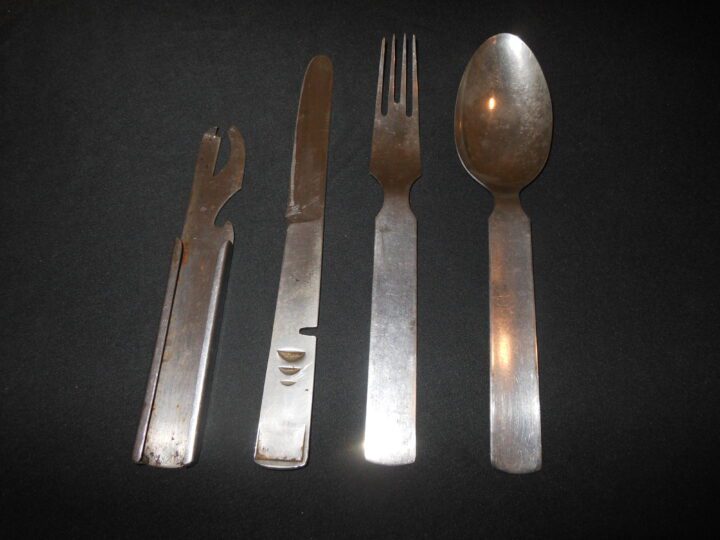 WW2 German Wehrmacht Essbesteck - FIELD ISSUE CUTLERY SET - GAG 1942 - NICE! - Image 12