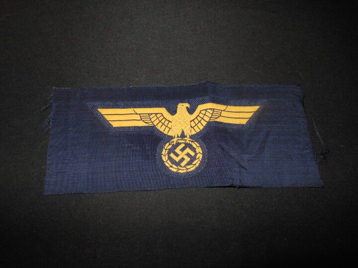 WW2 German Kriegsmarine Mützen Adler - OVERSEAS CAP EAGLE INSIGNIA - BEVO - VERY NICE! - Image 2