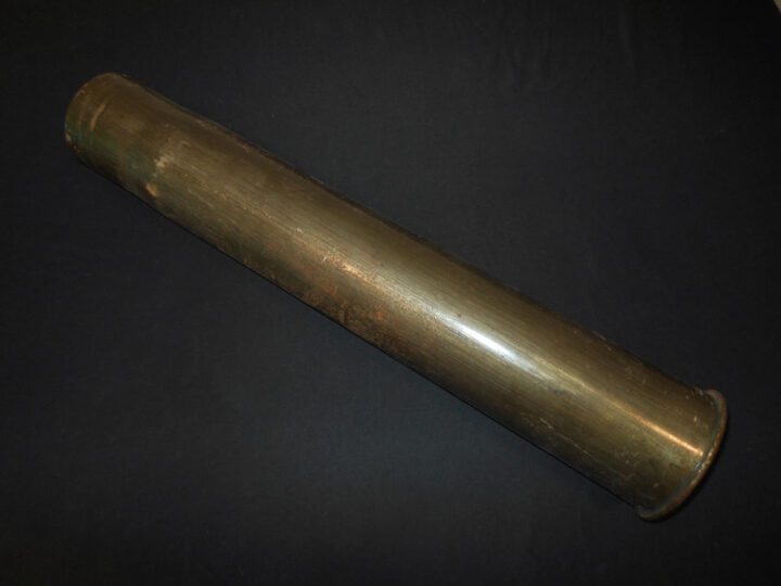 WW2 German Wehrmacht - 8.8cm KwK36 STEEL SHELL CASING - Panzer VI "TIGER" FlaK18 - EXCELLENT - MANY IN STOCK! - Image 2