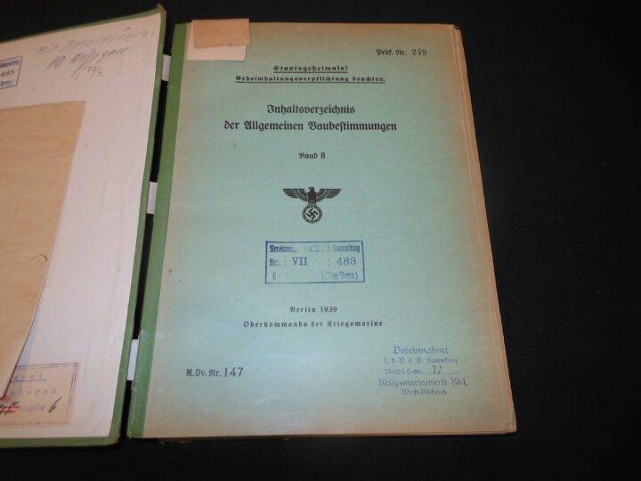 WW2 German Kriegsmarine Allgemeine Baubestimmungen - SHIP BUILDING REGULATIONS! - Image 8