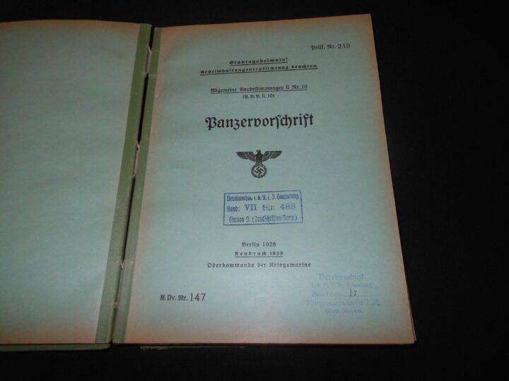 WW2 German Kriegsmarine Allgemeine Baubestimmungen - SHIP BUILDING REGULATIONS! - Image 10