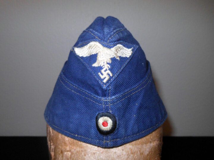 WW2 German Luftwaffe Feldmütze – EM/NCO TROPICAL OVERSEAS SERVICE CAP - RARE! - Image 4