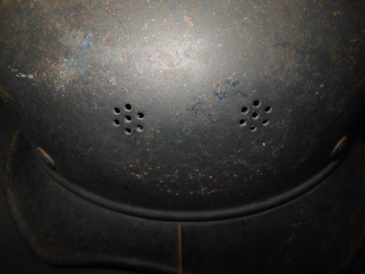 WW2 German RLB Luftschutz M38 Stahlhelm - M38 "GLADIATOR" STYLE HELMET WITH LINER - VERY NICE! - Image 8