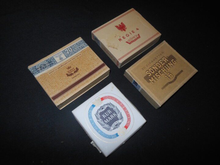 WW2 German Wehrmacht - GERMAN CIGARETTES - SET OF FOUR - UNISSUED - VERY NICE!